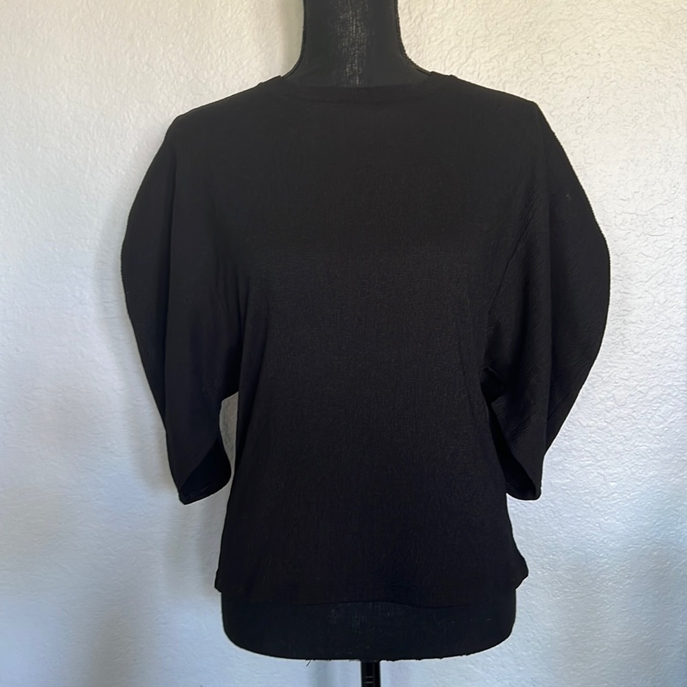 Zara Trafaluc Black Blouse, size Small